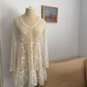American Vintage Cream Midi Dress